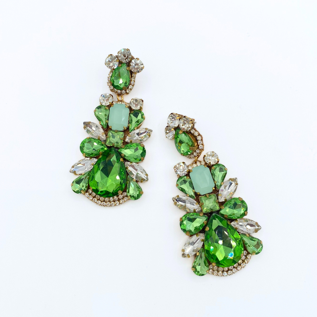 Aruza Green Earrings – by Kathy Aslan