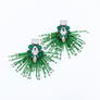 Storm Green Earrings