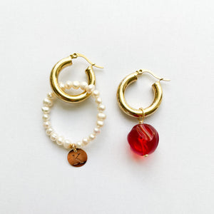 Caramelo Mixable Pearl Earrings