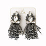 Rain Black and Grey Earrings