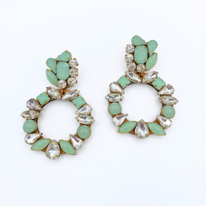 Aro Mint Green Earrings