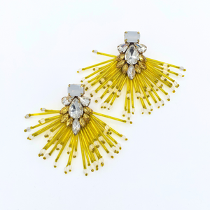 Storm Yellow Earrings