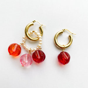 VE Caramelo Mixable Pearl Earrings