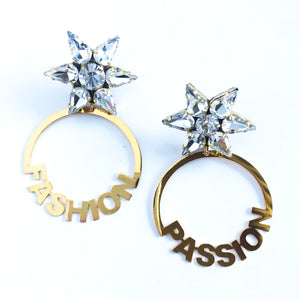 Fashion Passion Golden Earrings