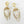 Luxe Coral Golden Earrings