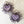 Love Hearts Purple Earrings