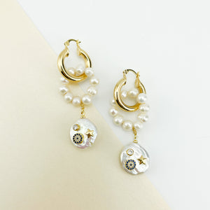 VE Ocean Pearl Earrings